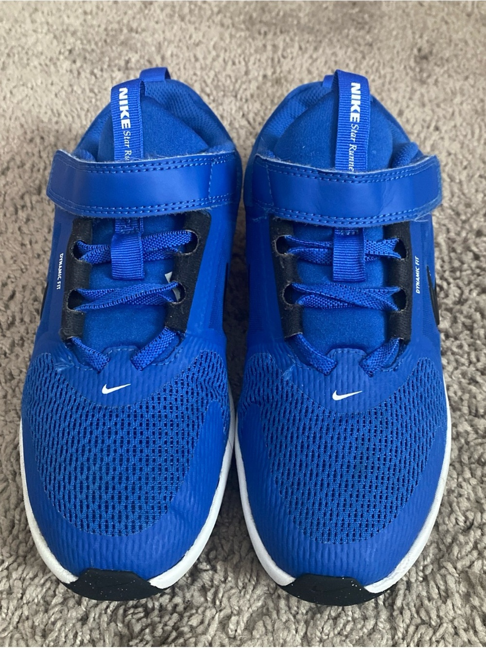 Nike Star Runner 5 low Royal Blue Mesh trainers Sneakers size 3Y